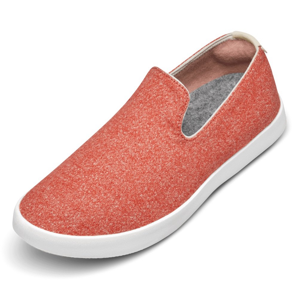 Allbirds Men's Slip-Ons Orange - Wool Loungers - 56392EPZC